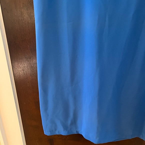 Adrienne Vitadini Blue Sleeveless Dress - Picture 3 of 8